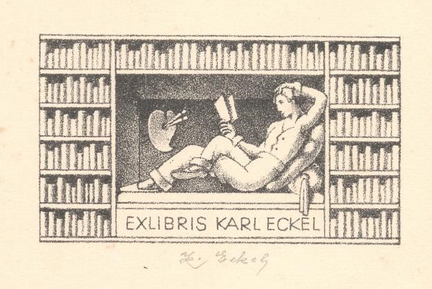 Litho van Karl Eckel (DEU) uit 1950